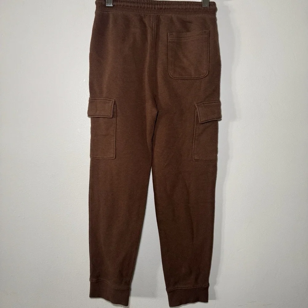 Old Navy Boys‎ Cargo SweatPants M 8 Brown Elastic Waist